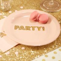 Pink Pastel Perfection Paper Party Plates