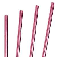 Pink Foil Straws