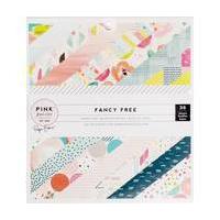 Pink Paislee Fancy Free 6 x 6 Inch Paper 36 Pack