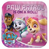 Pink Paw Patrol Paper Party Plates