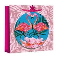 Pink Flamingo Gift Bag Medium