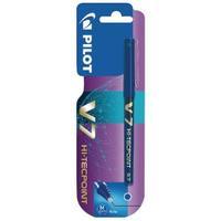 Pilot V7 Hi-Tecpoint Blue Rollerball Pen Pack of 12 101101203