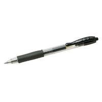 pilot g205 gel ink retractable black pen pack of 12 040101201