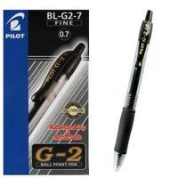 Pilot G207 Retractable Gel Black Pen Pack of 12 G2 Black