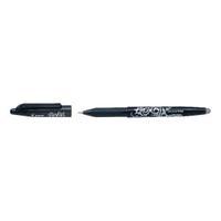 pilot frixion erasable black rollerball pen pack of 12 224101201