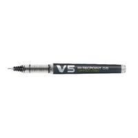 Pilot V5 Hi-Tecpoint Refillable Black Pack of 10 107100101