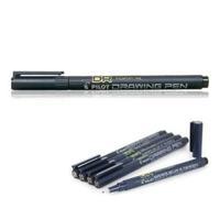 Pilot Black Drawing Pen 01 Tip Pack of 12 DR0101