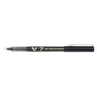 Pilot V7 Hi-Tecpoint Ultra 0.4mm Line Black Rollerball Pen Pack of 12