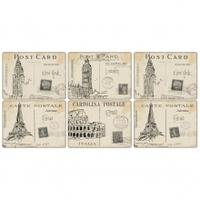 pimpernel placemats coasters postcard sketches design postcard sketche ...