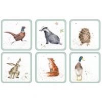 Pimpernel Placemats & Coasters Wrendale Design, Wrendale, Coasters Only