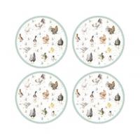 pimpernel round placemats coasters wrendale design placemats wrendale