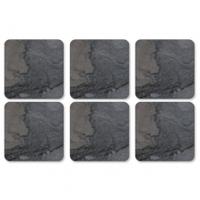 Pimpernel Placemats & Coasters Midnight Slate Design, Midnight Slate, Coasters Only