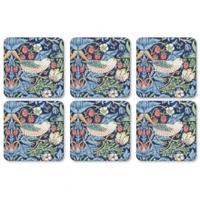 Pimpernel Placemats & Coasters Strawberry Thief Design, Strawberry Thief Blue, Coasters Only