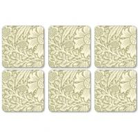 Pimpernel Placemats & Coasters Marigold Green Design, Marigold Green, Coasters Only