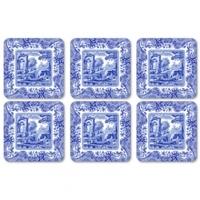 Pimpernel Placemats & Coasters Blue Italian Design, Blue Italian, CoastersOnly