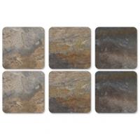 Pimpernel Placemats & Coasters Earth Slate Design, Earth Slate, CoastersOnly