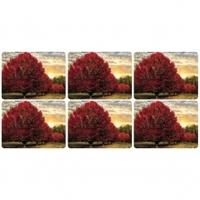 Pimpernel Placemats & Coasters Crimson Trees Design, Crimson Trees, Placemats Only