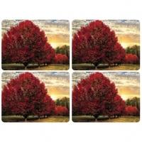 pimpernel placemats coasters crimson trees design crimson trees large  ...