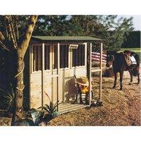 pinnacle 6ft x 4ft 183m x 122m stable playhouse untreated without inst ...