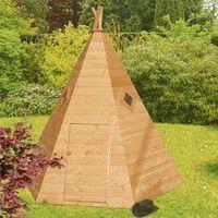 Pinnacle Wigwam Playhouse Untreated without installation