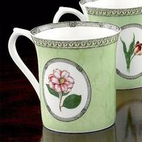 Pink Camellia Bone China Mug