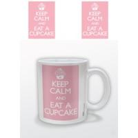 Pink Cupcake Keep Calm Ceramic Mug