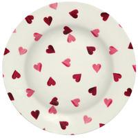 Pink Hearts Melamine Dinner Plate