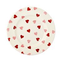 pink hearts 8 12 plate