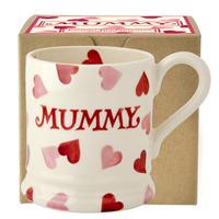 Pink Hearts Mummy 1/2 Pint Mug Boxed