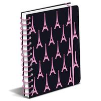 Pink Eiffel Tower Journal