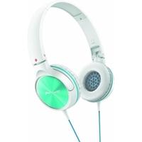 Pioneer SE-MJ522-G Fully Enclosed Dynamic Headphone - White/Green