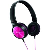Pioneer SE-MJ522-P Fully Enclosed Dynamic Headphone - Black/Pink