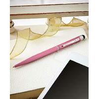 Pink Slim Barreled Biro with Sty...