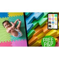 Pink Pack of 9 DIY Interlock Mats - FREE DELIVERY