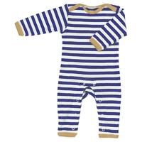 pigeon long romper nautical stripe 0 3 months