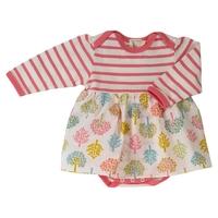 Pigeon Body & Skirt Pink Trees 6-12 Months
