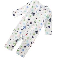 Piccalilly Playsuit Sealife Blue 6-12 Months