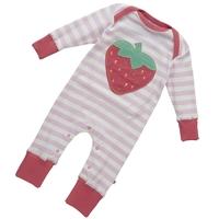 Piccalilly Strawberry Applique Playsuit 3-6 Months