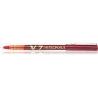 Pilot V7 Hi-Tecpoint Ultra Rollerball Pen 0.5mm Line Red