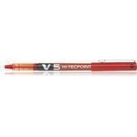 Pilot V5 Hi-Tecpoint Ultra Rollerball Pen 0.3mm Line Red