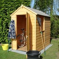 pinnacle shetland 6ft x 4ft 120m x 183m shiplap apex shed