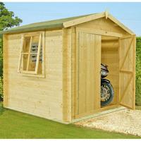 pinnacle bradley 8ft x 8ft 239m x 239m 19mm log cabin