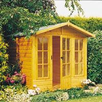 pinnacle badminton 7ft x 10ft summerhouse