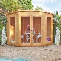 pinnacle 8ft x 8ft 244m x 244m barclay corner summerhouse