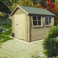 Pinnacle 10ft x 10ft (2.99m x 2.99m) Solway 28mm Log Cabin