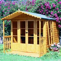 Pinnacle 7ft x 9ft (2.3m x 2.74m) Kensington Porch Summerhouse