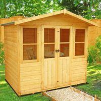 Pinnacle 7ft x 5ft (2.01m x 1.64m) Haddon Summerhouse