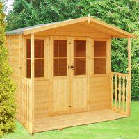 pinnacle houghton 7ft x 7ft summerhouse