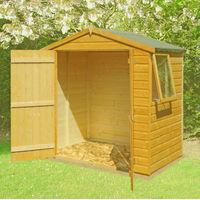 Pinnacle 4ft x 6ft (1.79m x 1.19m) Bute Shiplap Apex Double Door Shed Installation and Top Coat