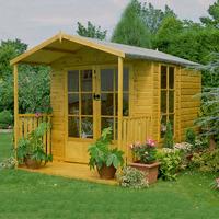 Pinnacle 7ft x 7ft (2.3m x 2.3m) Buckingham Porch Summerhouse